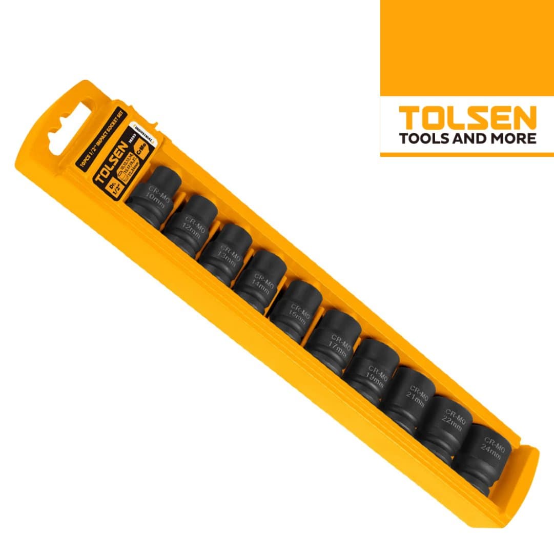 Jogo Chaves Caixa Impacto Tolsen Industrial - 10PCS 
