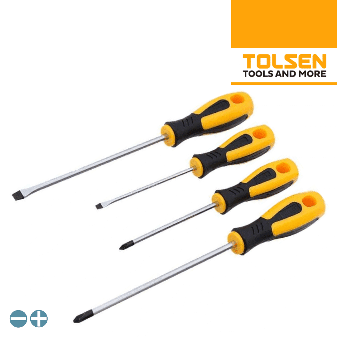Jogo Chaves Fenda/PH Tolsen - 4PCS