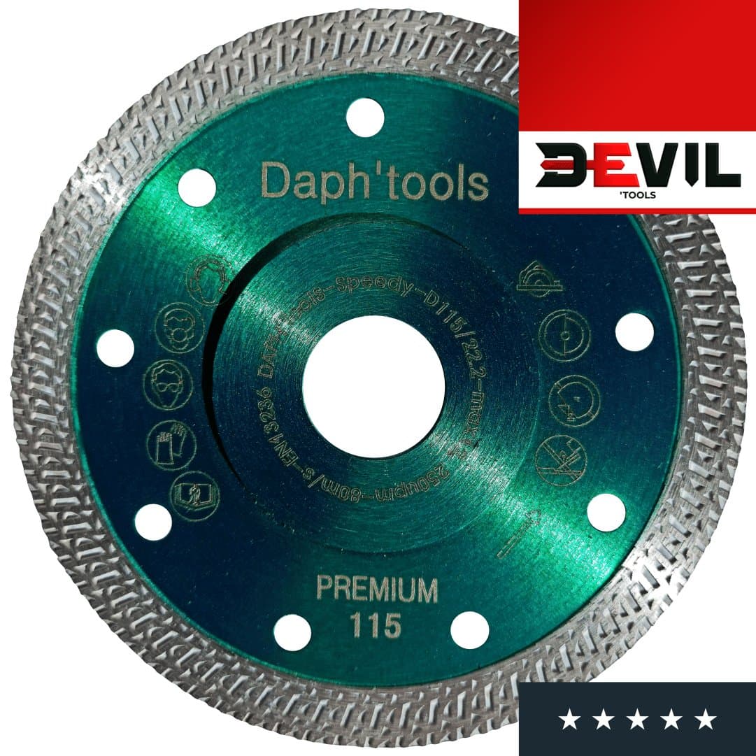 Disco Diamante Devil'Tools Premium 115MM