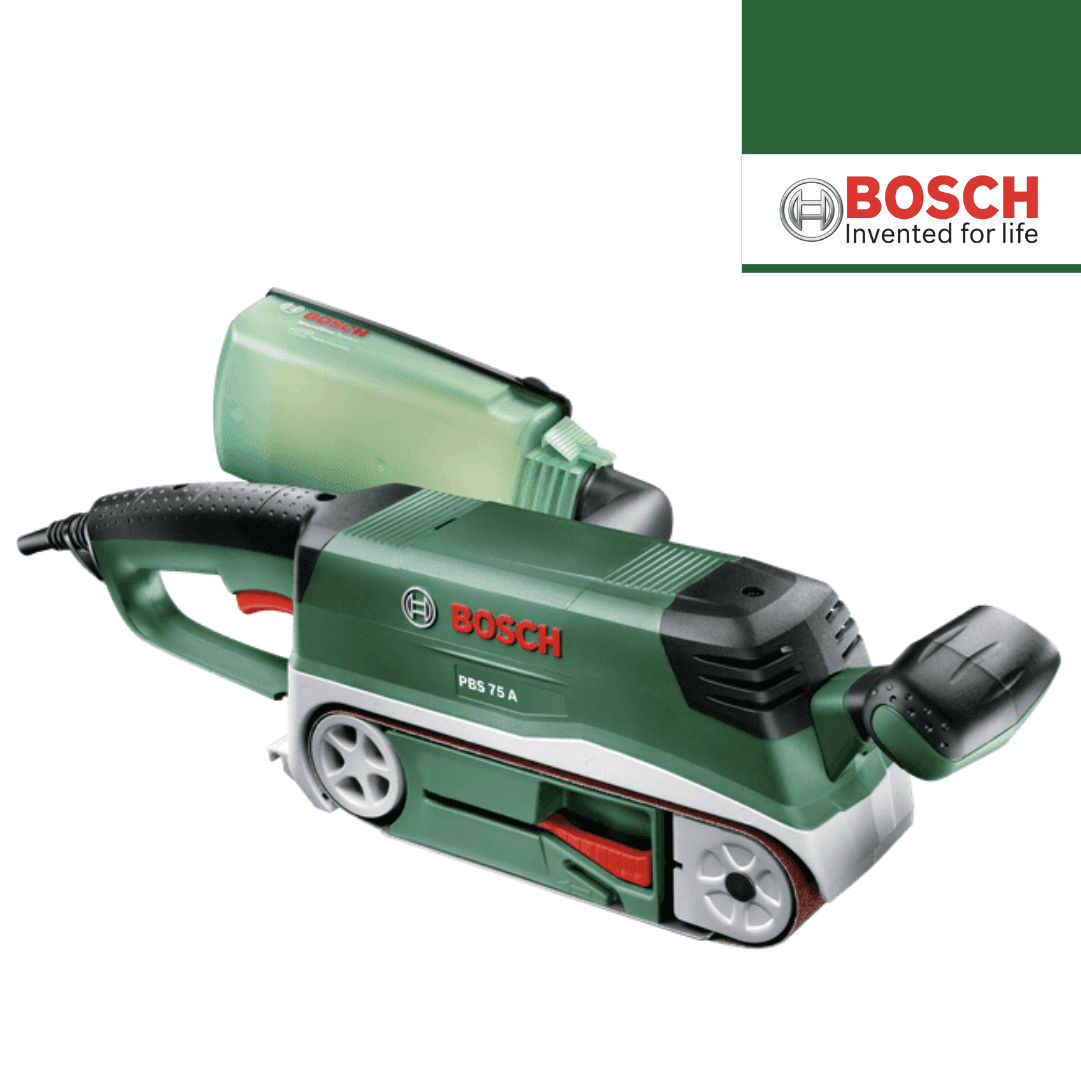 Lixadeira de Rolos Elétrica Bosch PBS 75 A + 1 Cinta Lixa (06032A1000)