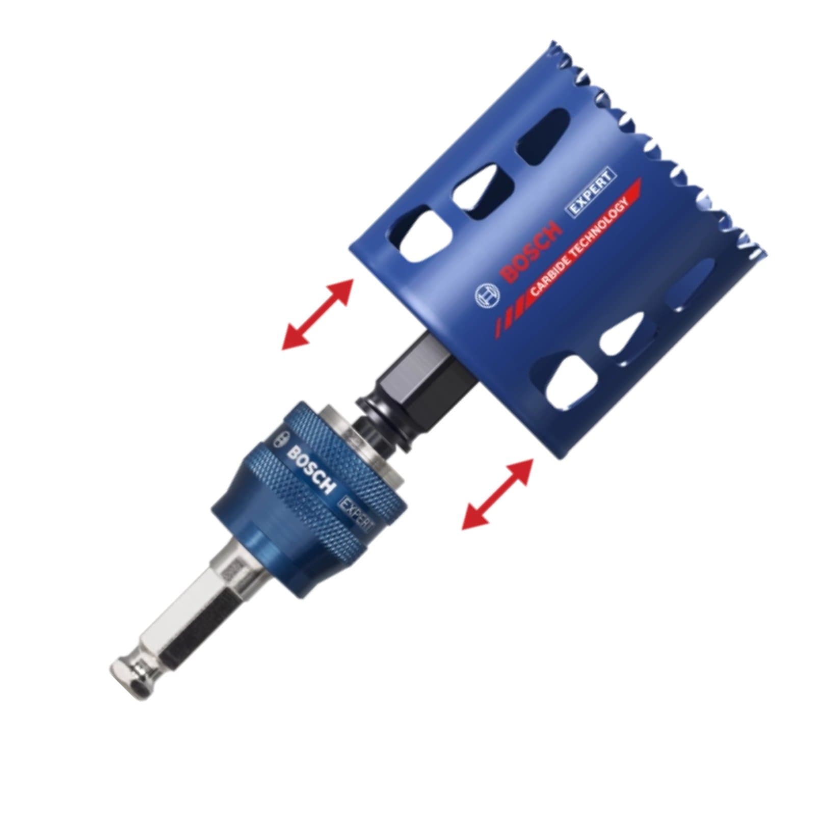 Adaptador Brocas Craneanas Bosch Expert Power Change Plus 3/8'' (2608901966)