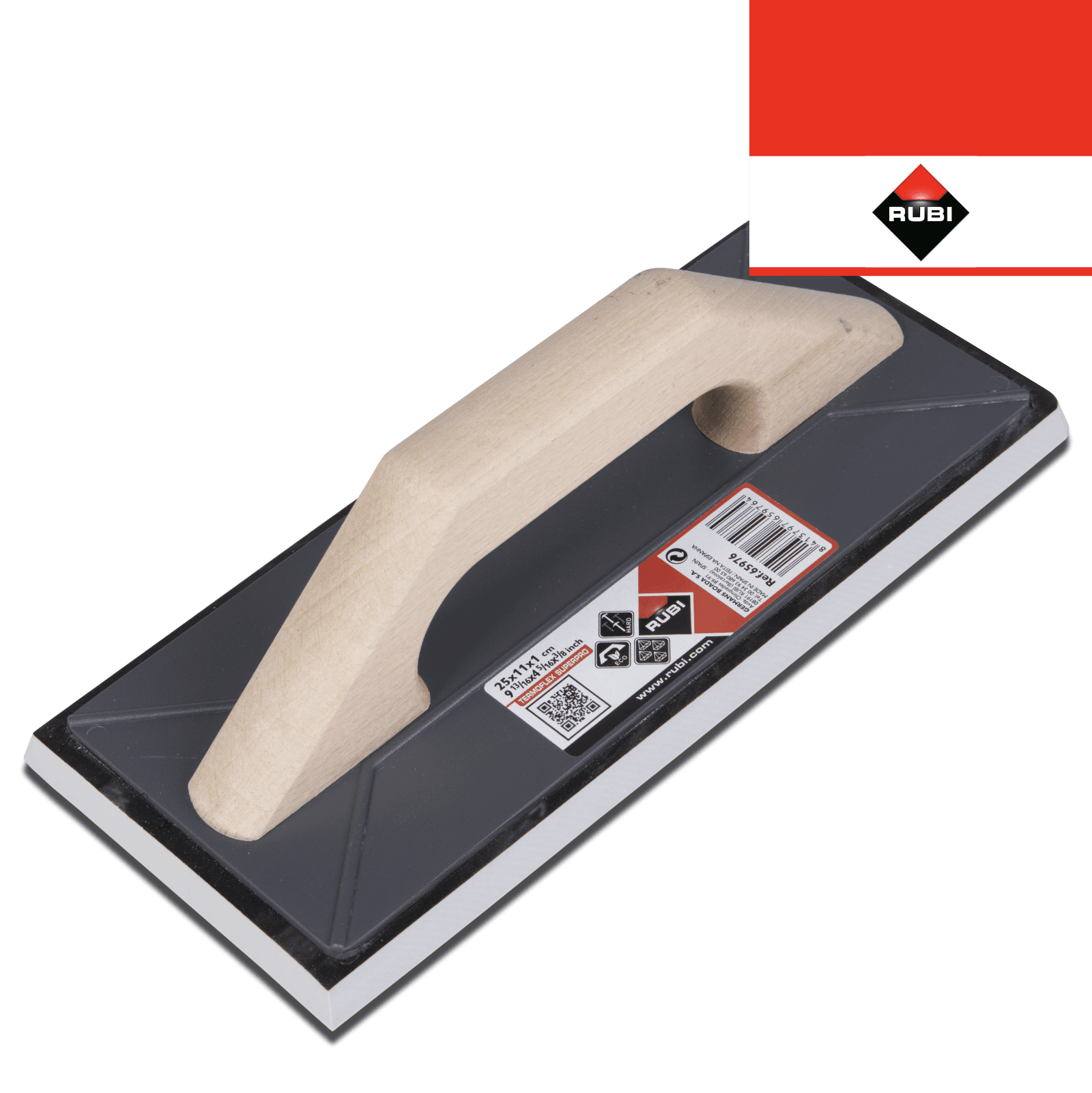 Espátula Borracha Rubi Termoflex Superpro p/ Juntas (65976)