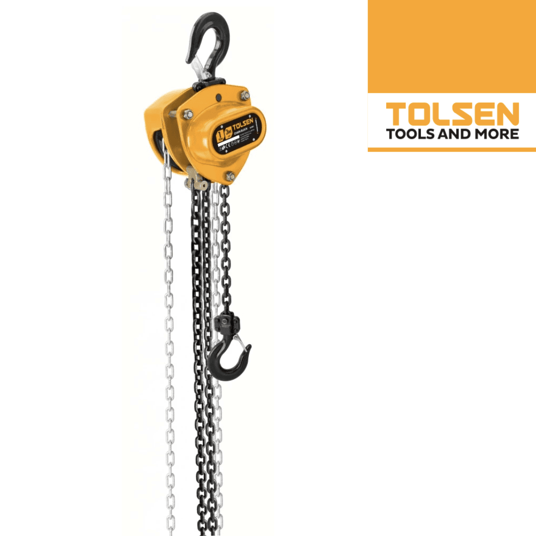 Diferencial Manual de Corrente Tolsen Industrial 3MT - 1TON 