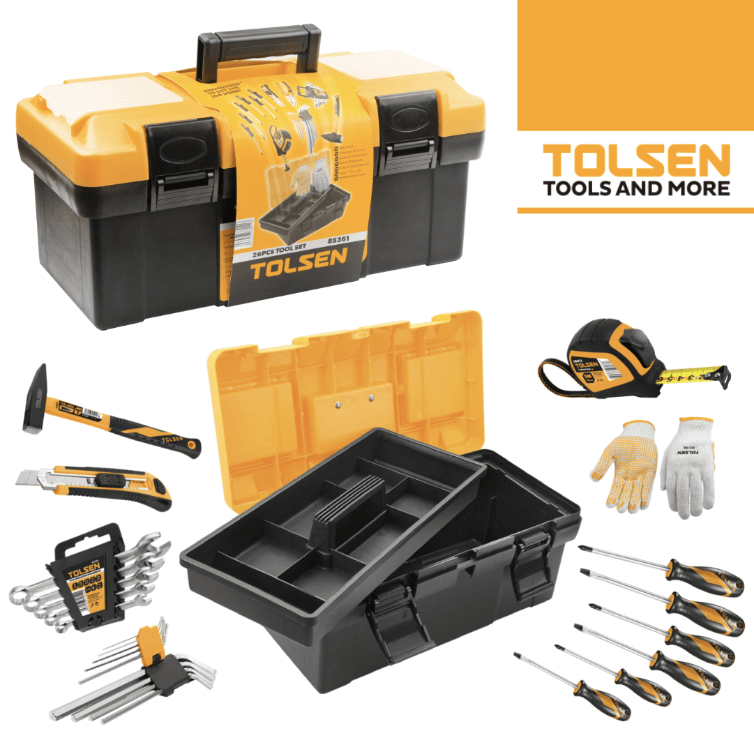Jogo Ferramentas Tolsen - 26PCS 