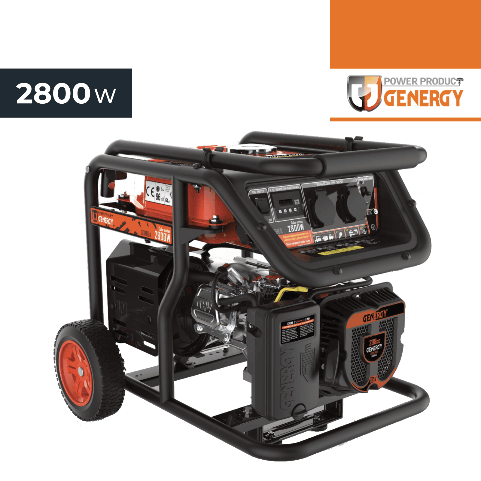 Gerador Genergy Cube Gorbea Monofásico 2800W