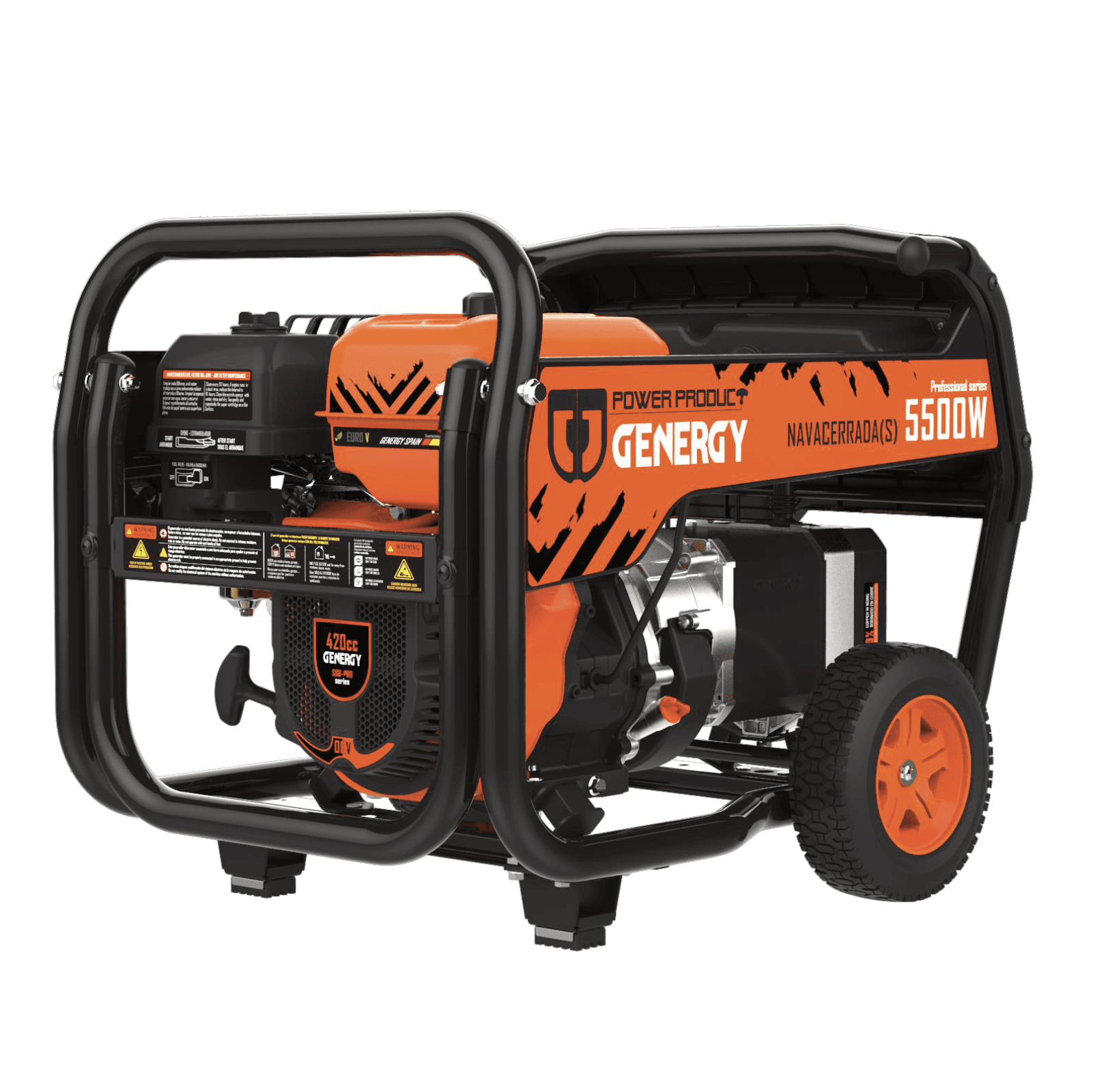 Gerador Genergy Pro Navacerrada Monofásico 5500W c/ Arranque Elétrico