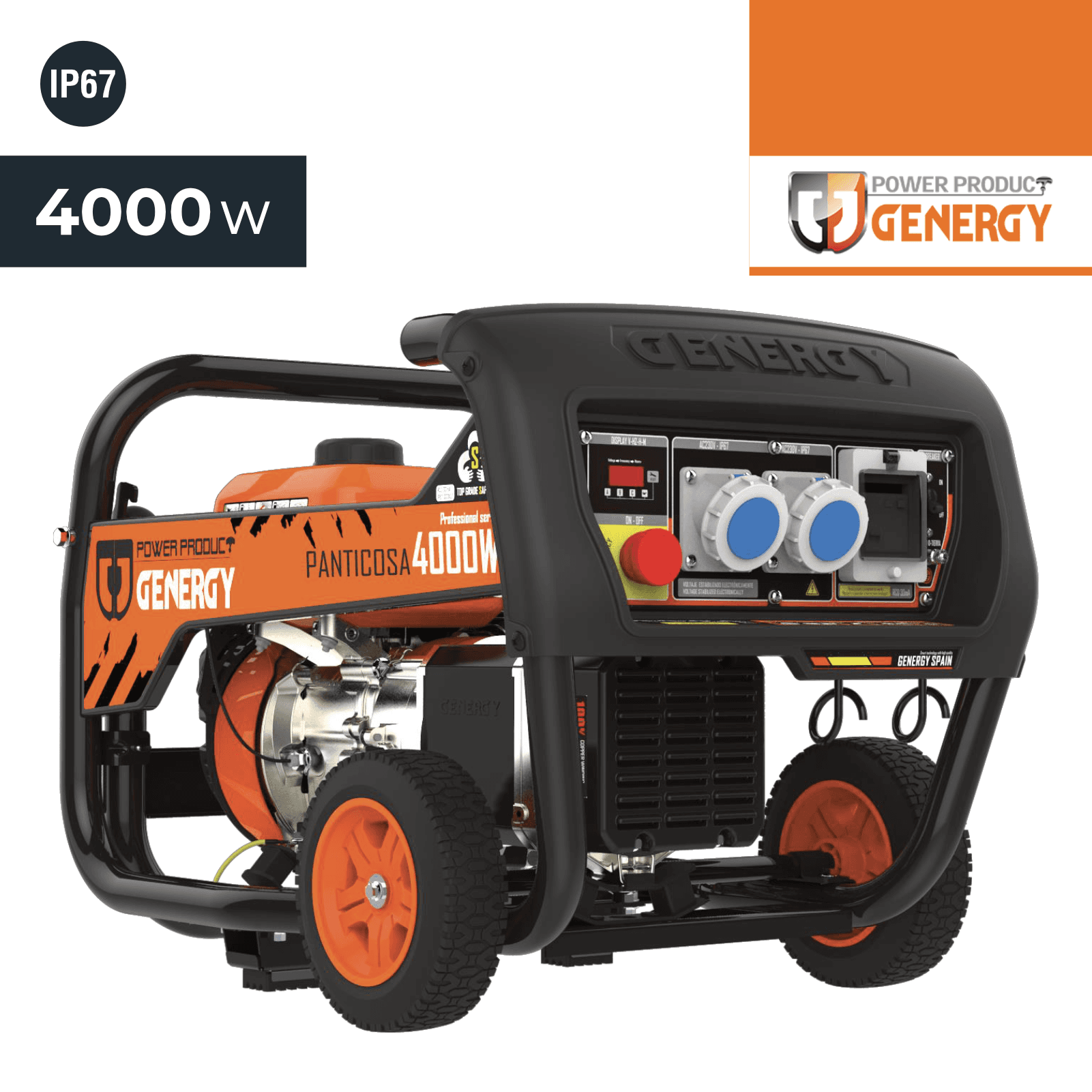 Gerador Genergy Pro-S Panticosa-S Monofásico 4000W
