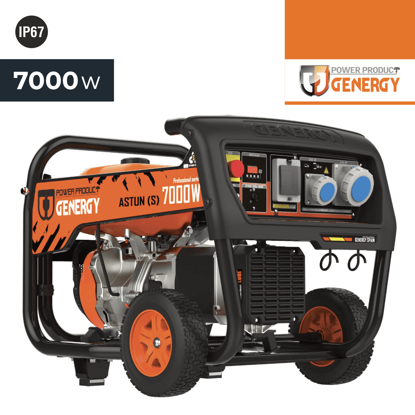 Gerador Genergy Pro-S Astun-S Monofásico 7000W