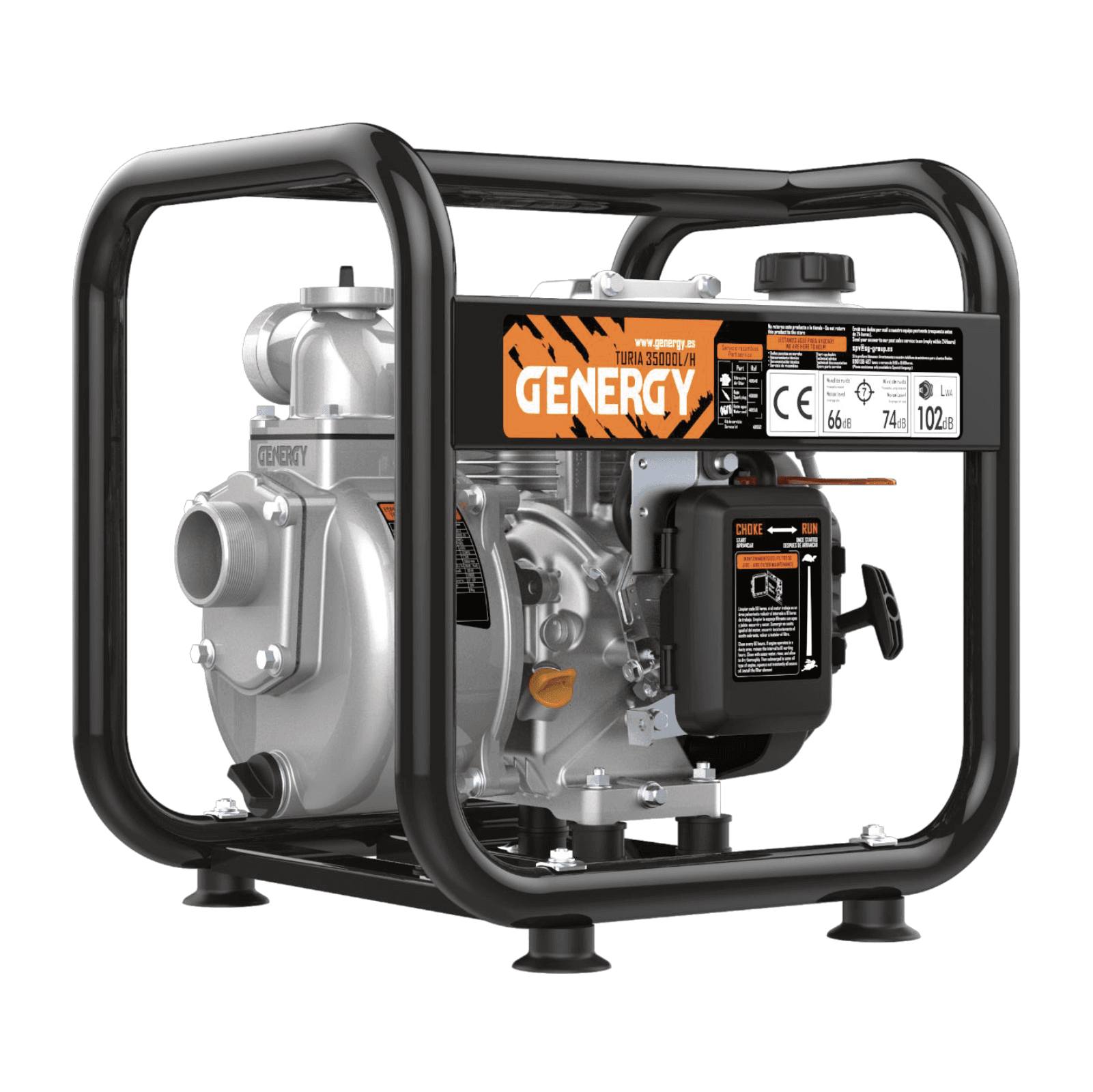 Motobomba Genergy Turia 2'' 35000L/H p/ Água Limpa