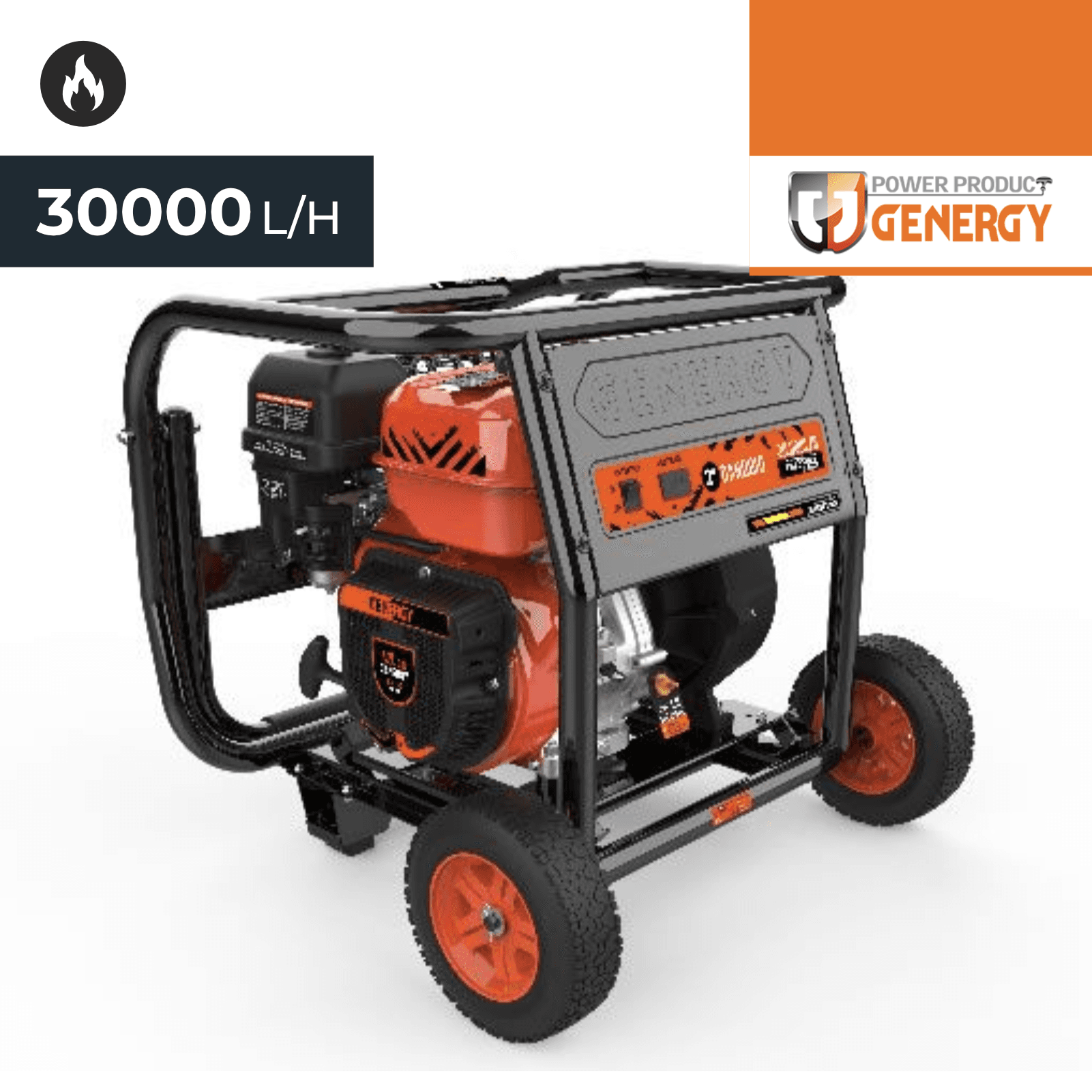 Motobomba Genergy Danubio 2'' 30000L/H 95M p/ Água Limpa
