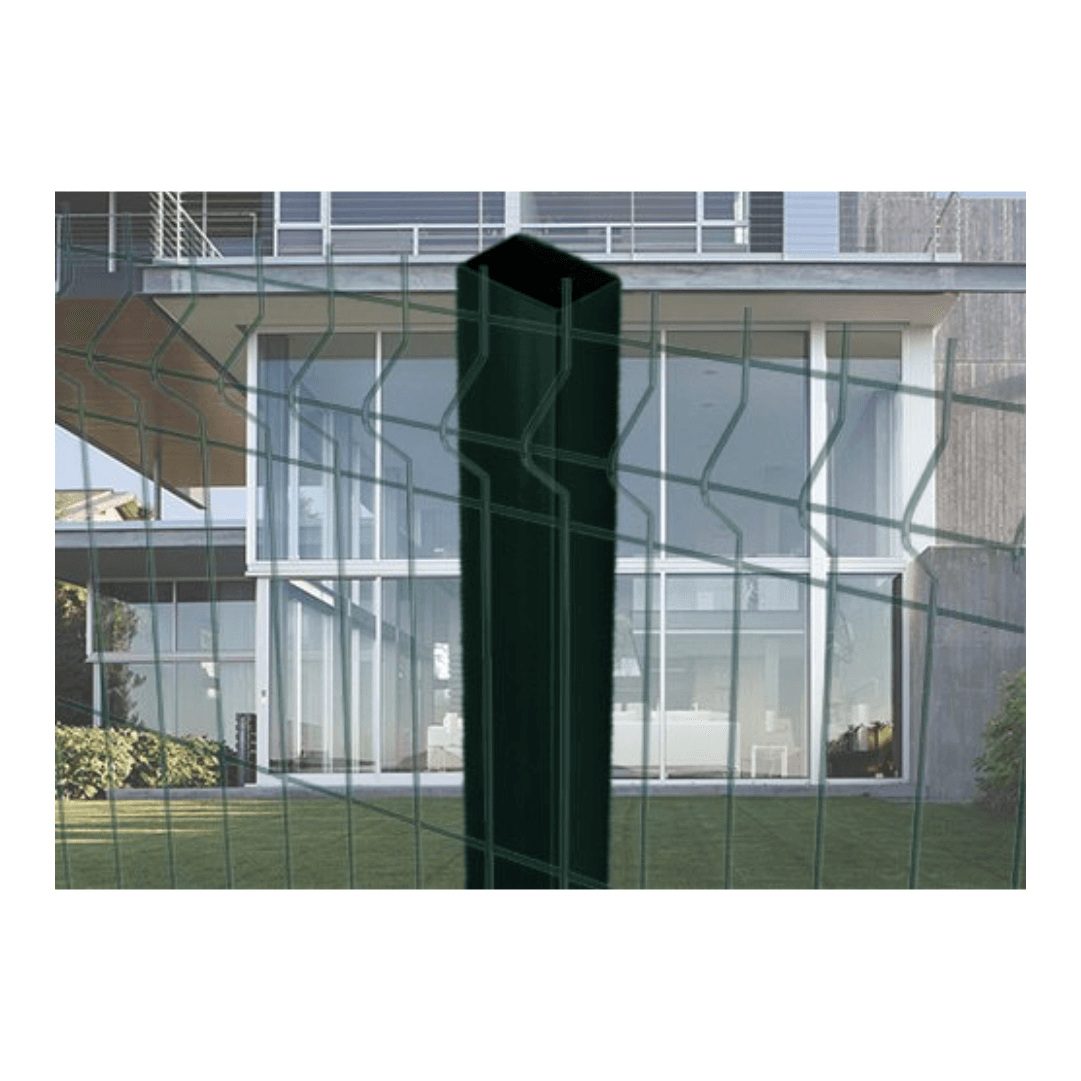 Poste Metálico Plastificado H Eco 60x40MM - Verde RAL6005
