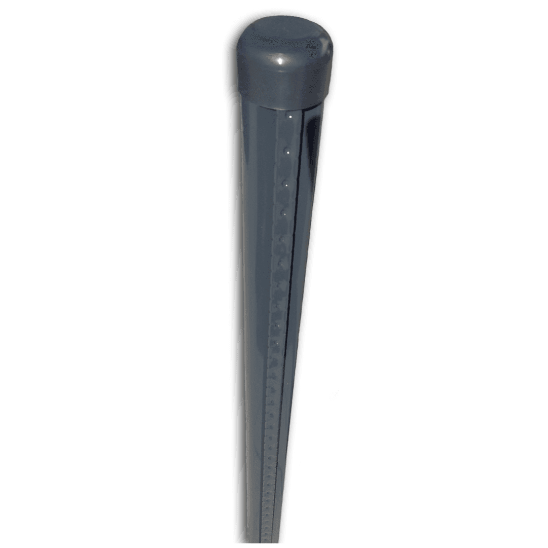 Poste Cremalheira Metálico Cinza RAL7016