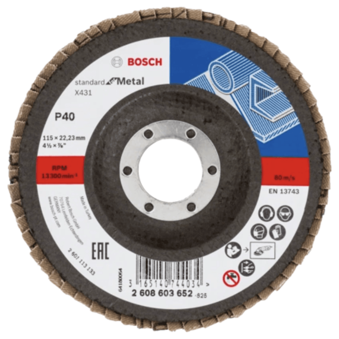 Disco Lamelas Bosch X431 Standard p/ Metal 125MM - 10UNI