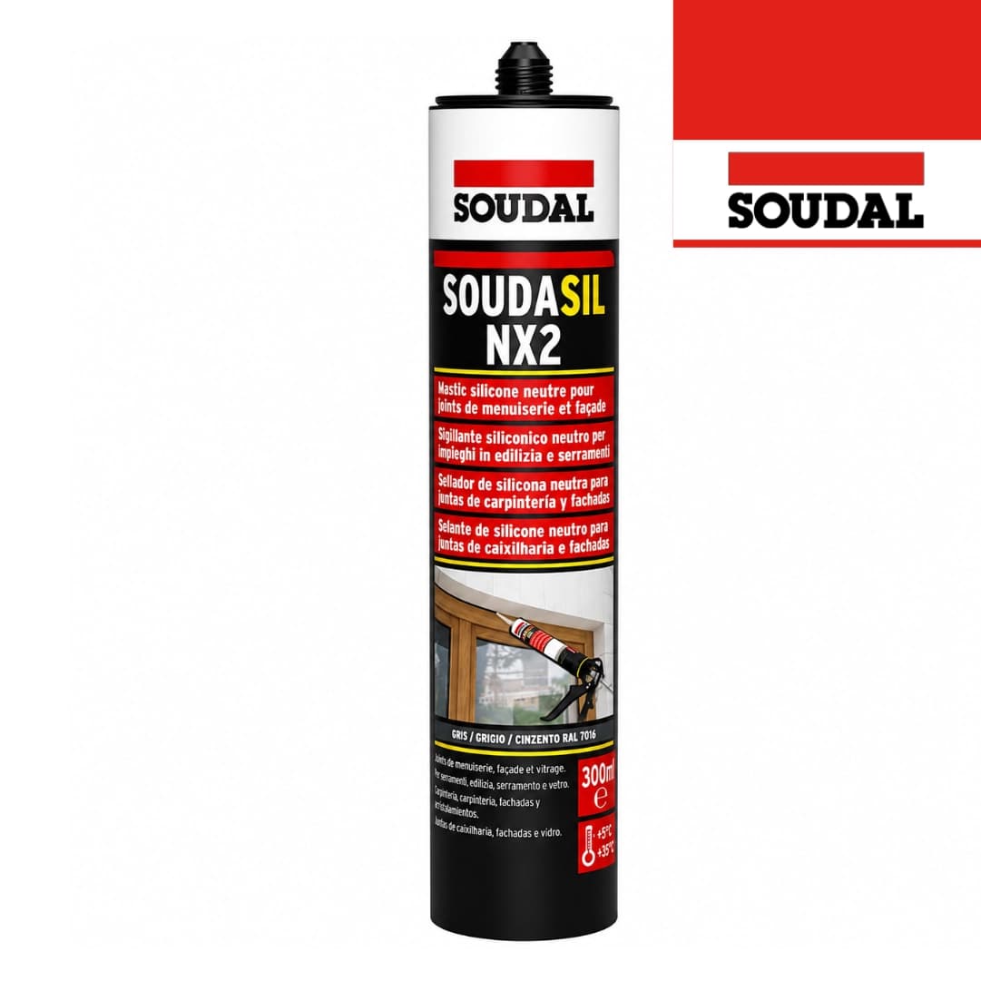 Silicone Neutro Soudasil NX2 Branco Soudal 