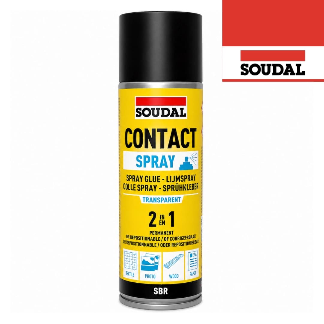 Cola Contacto Spray Soudal 300ML