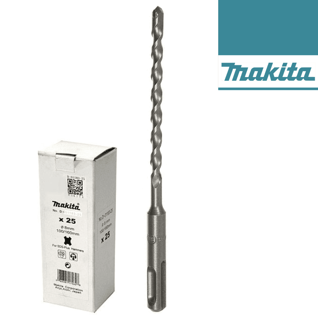 Conjunto Brocas Makita SDS-Plus StandMak 8x160MM - 25PCS