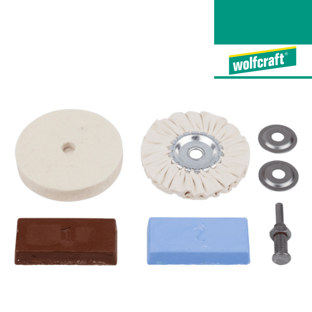 Conjunto de Polir Wolfcraft - 5PCS 