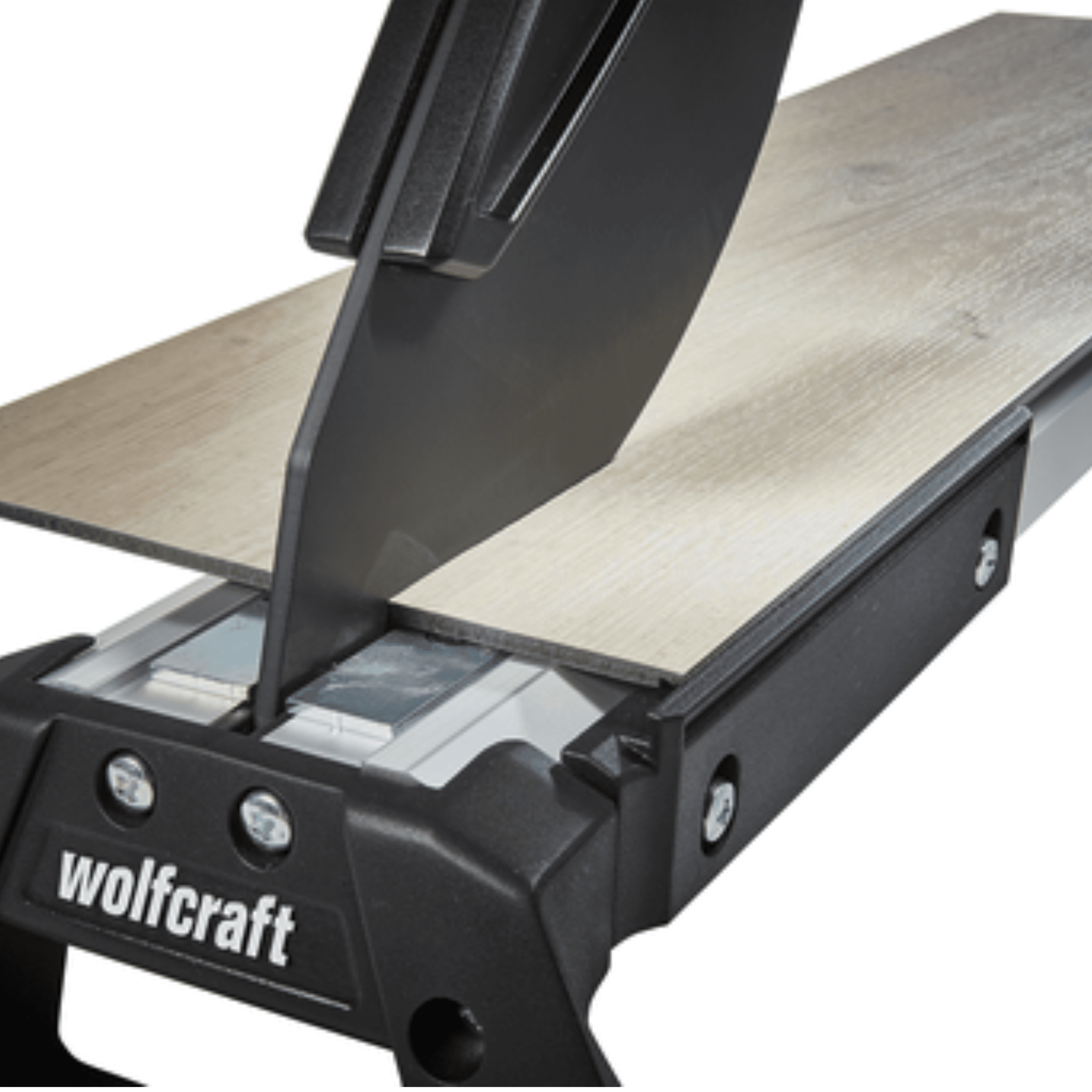  Guilhotina Wolfcraft VLC 800 p/ Chão Vinil e Laminados