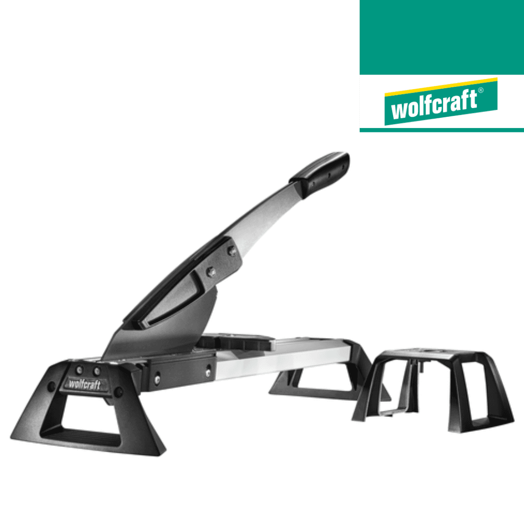  Guilhotina Wolfcraft VLC 800 p/ Chão Vinil e Laminados