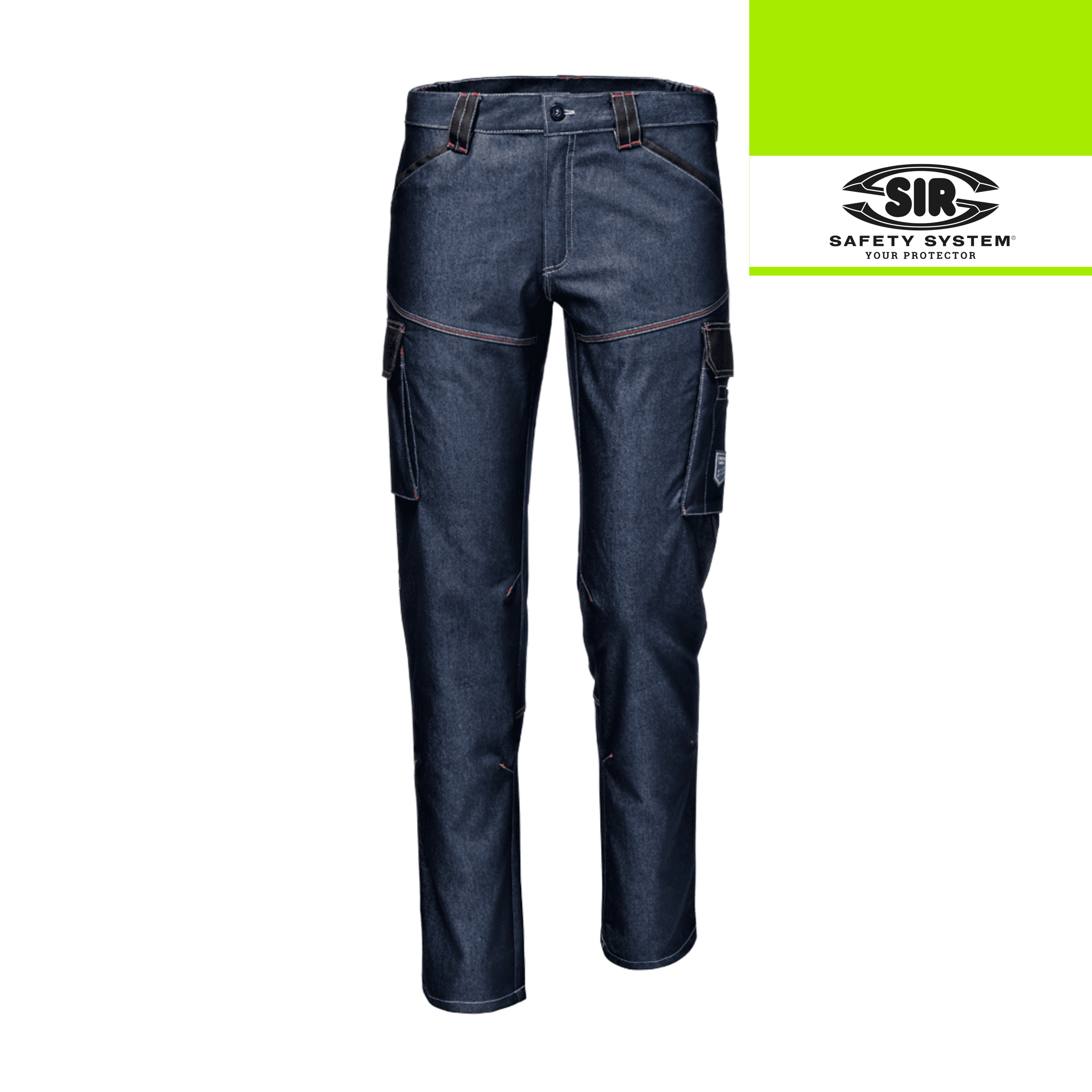 Calças de Trabalho Ganga Sir Safety Symbol Denim Stretch