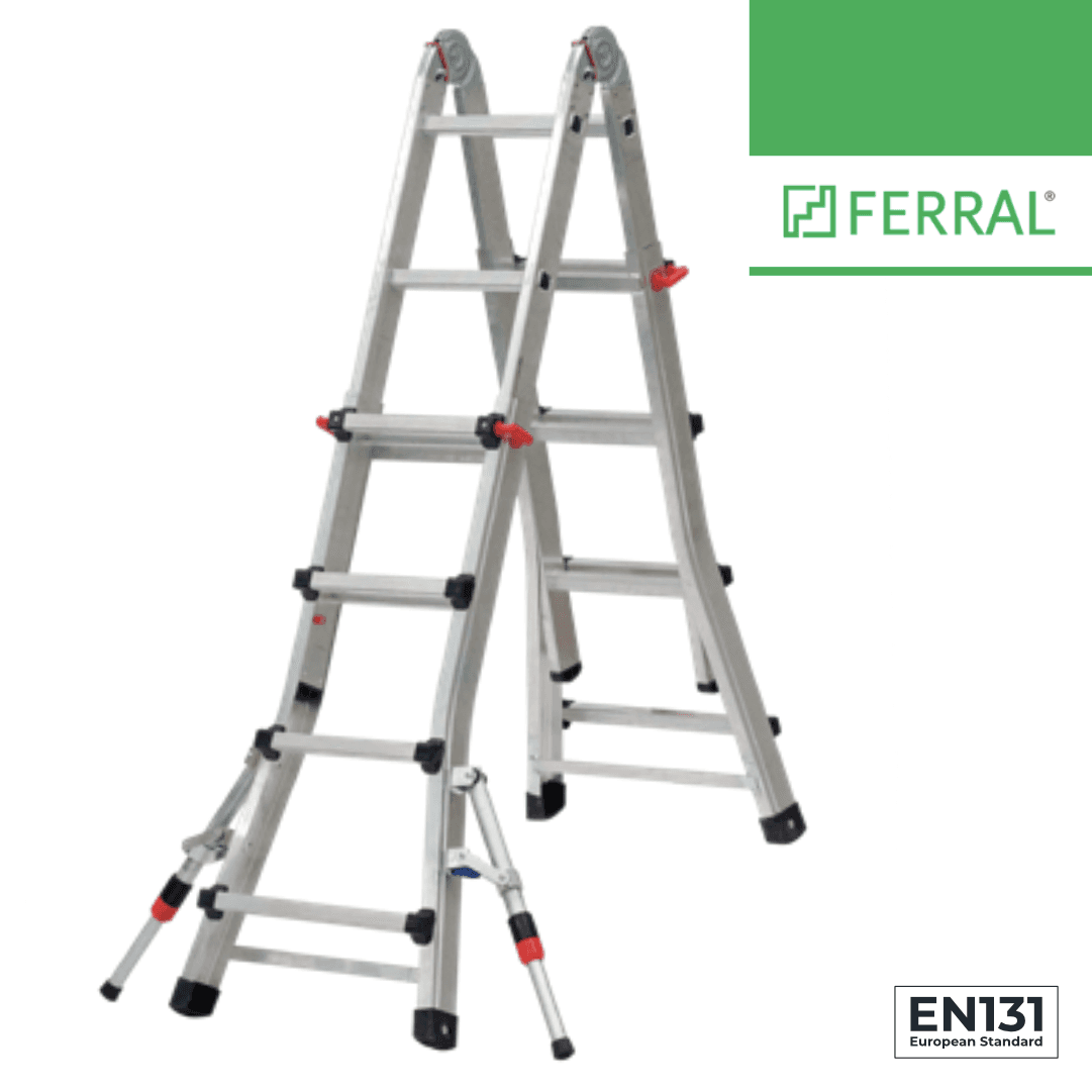 Escada Articulada Telescópica Ferral Teleflex
