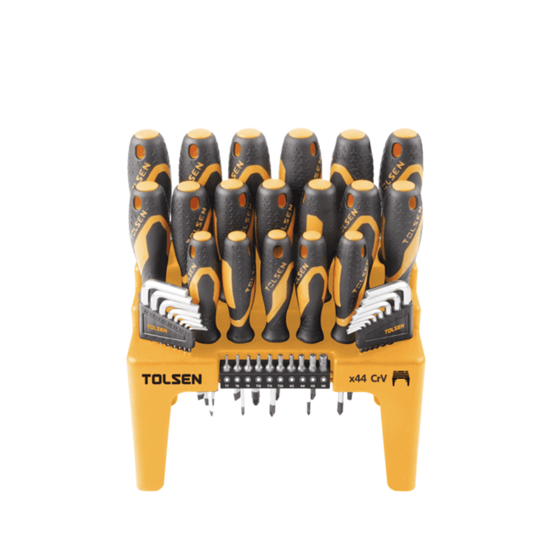 Jogo Chaves Fenda/ PH/ Bits Tolsen - 44PCS