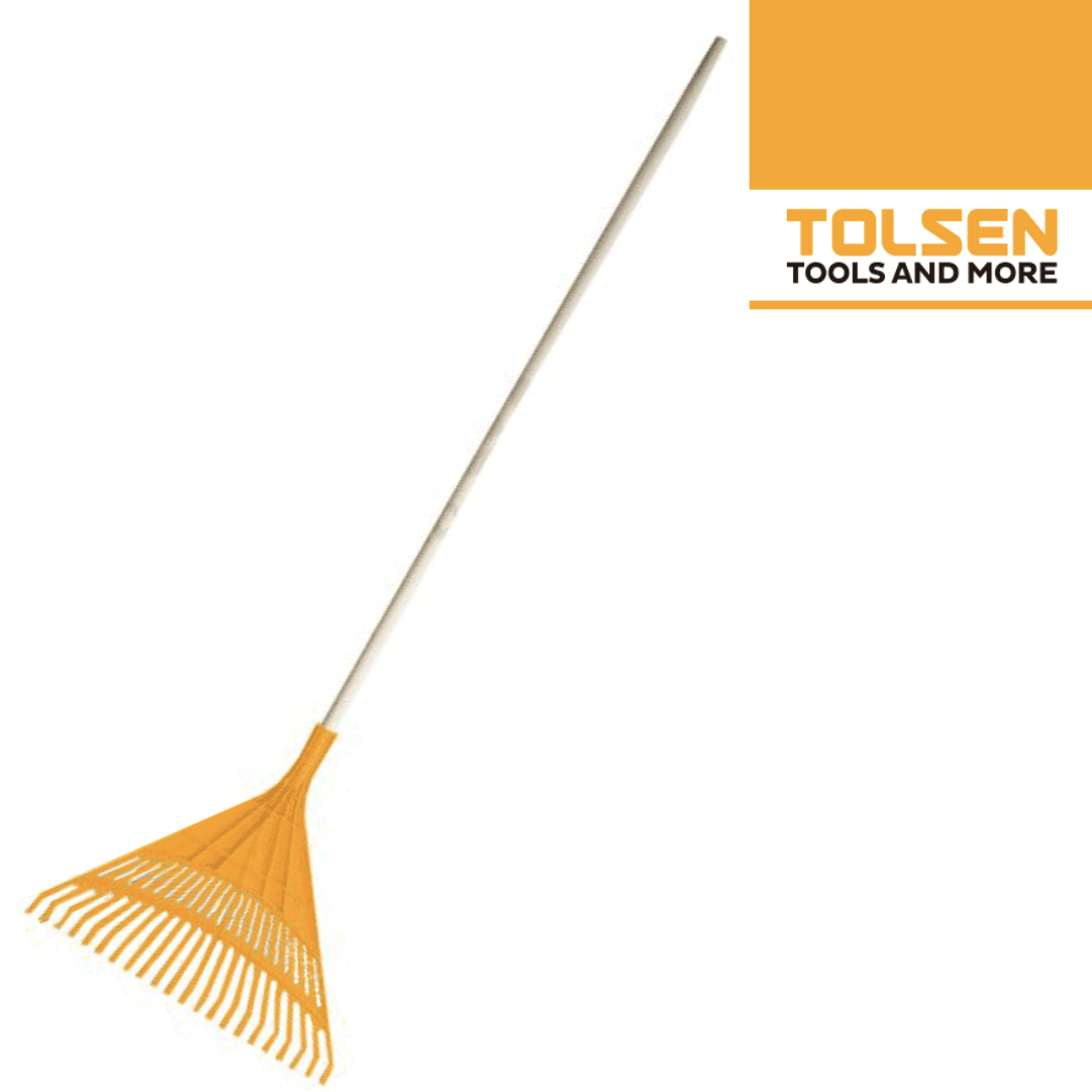 Apanha Folhas Plástico Tolsen c/ Cabo Madeira