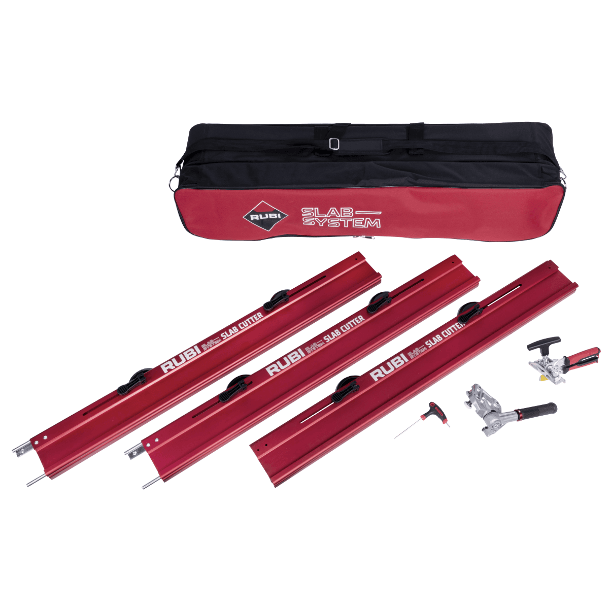 Cortador de Cerâmica Manual Rubi Profissional Slab Cutter Plus p/ Grandes Formatos + Saco