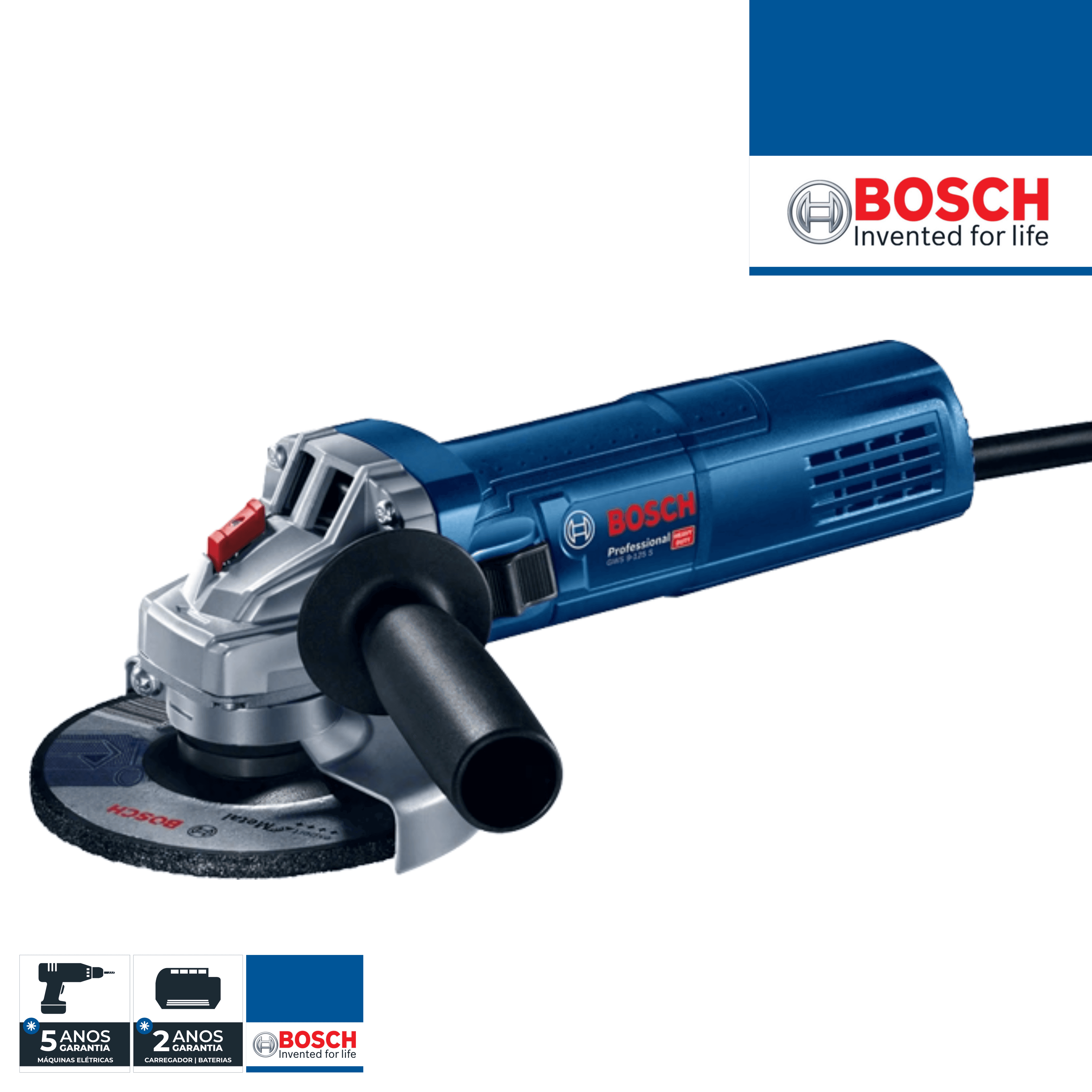 Rebarbadora Bosch Profissional GWS 9-125 S 125MM (0601396104)