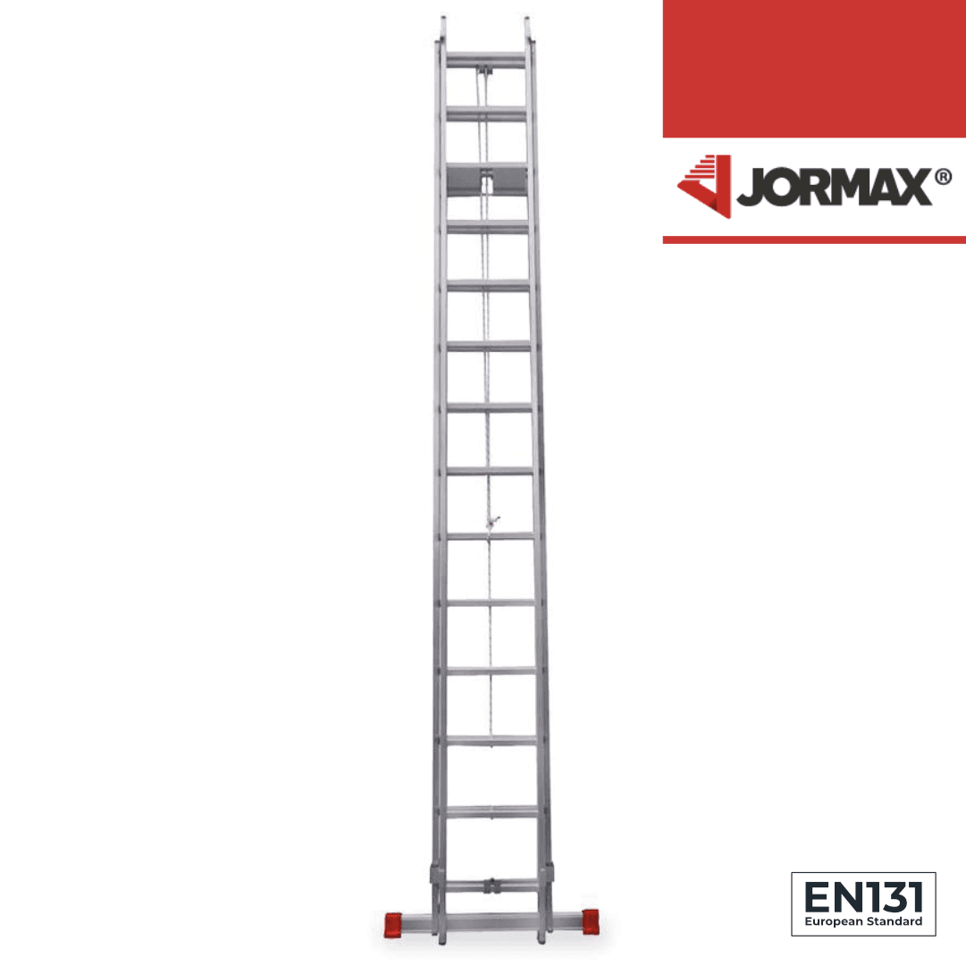 Escada Alumínio Jormax Maxiladder Tripla c/ Corda
