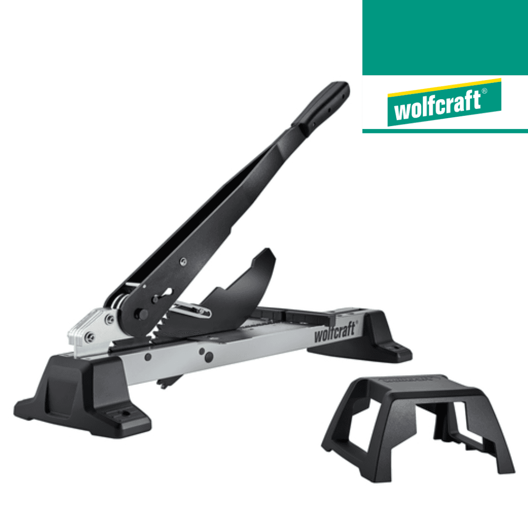  Guilhotina Wolfcraft VLC 1000 p/ Chão Vinil e Laminados 
