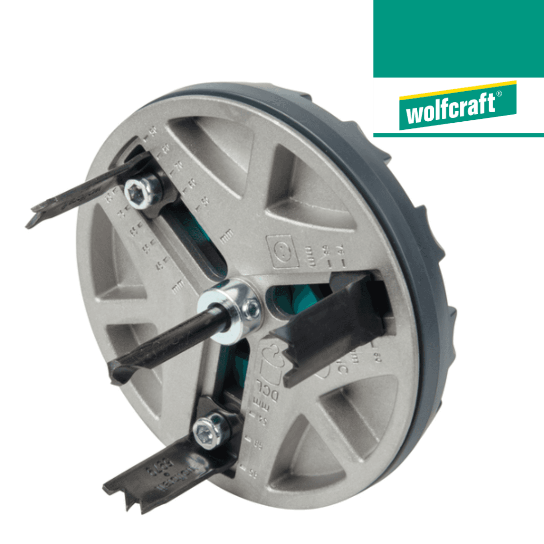 Broca Craneana Wolfcraft Ajustável 45-90MM