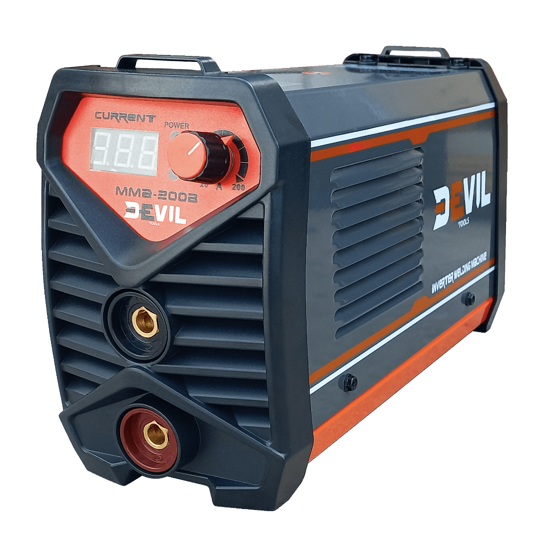 Aparelho Soldar Devil'Tools Inverter MMA 200B + Máscara de Soldar Eletrónica