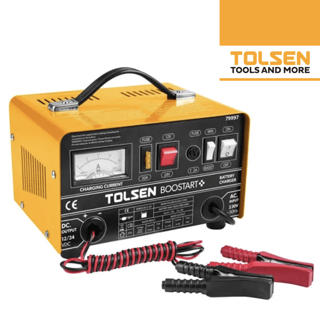 Carregador de Bateria Tolsen 12/24V