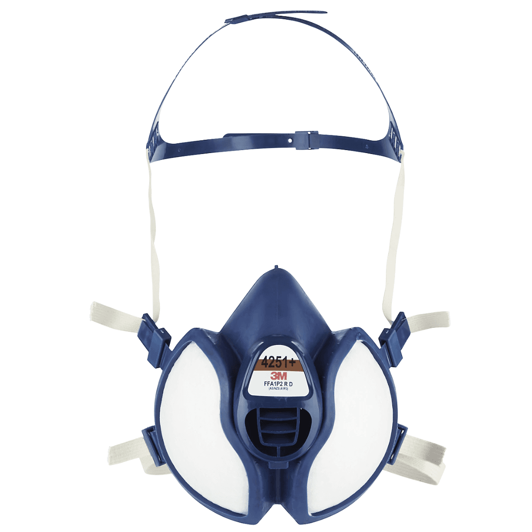 Máscara de Proteção 3M Semi Facial Reutilizável Isenta de Manutenção c/ Filtro
