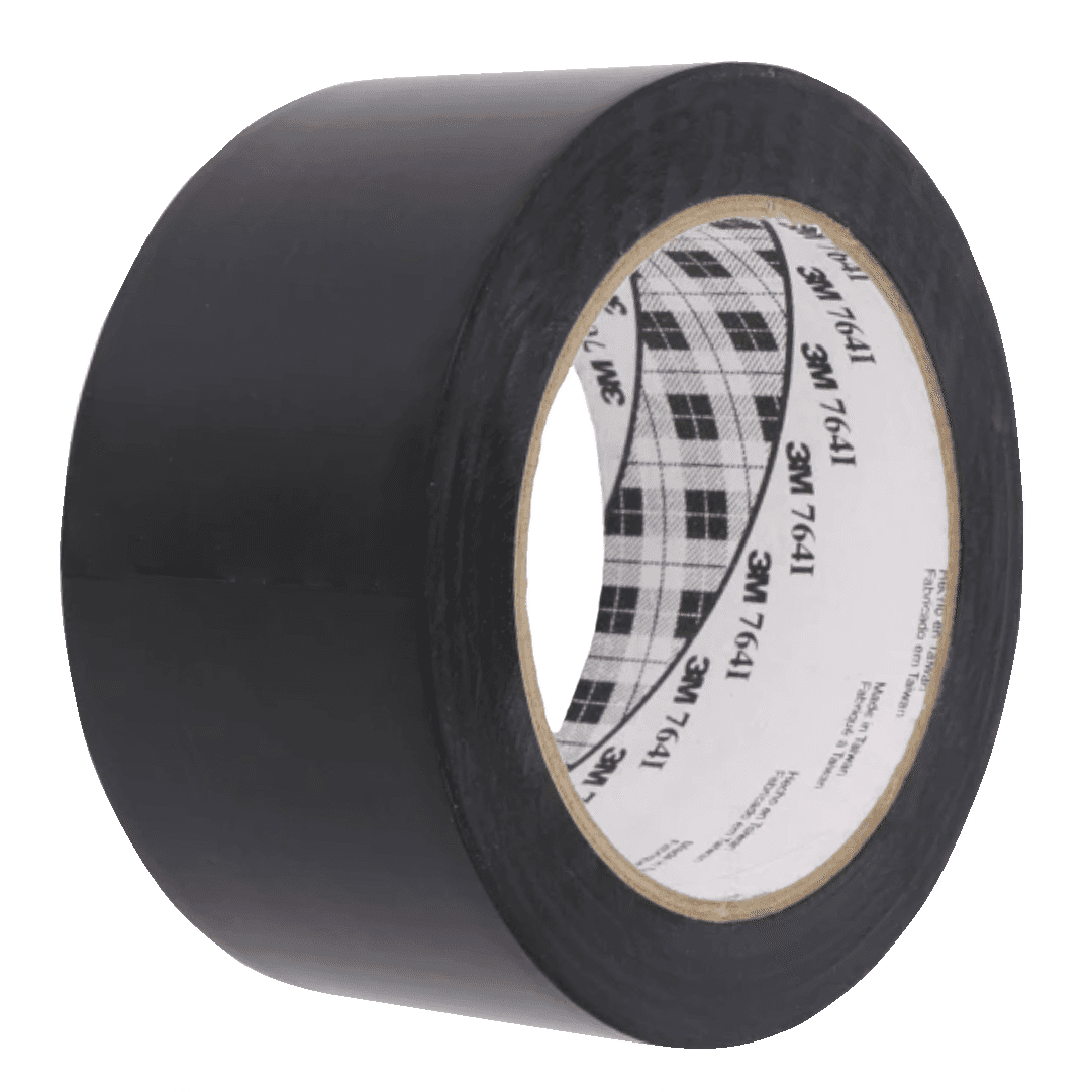 Fita Adesiva Vinil 3M Preta 50MMx33MT