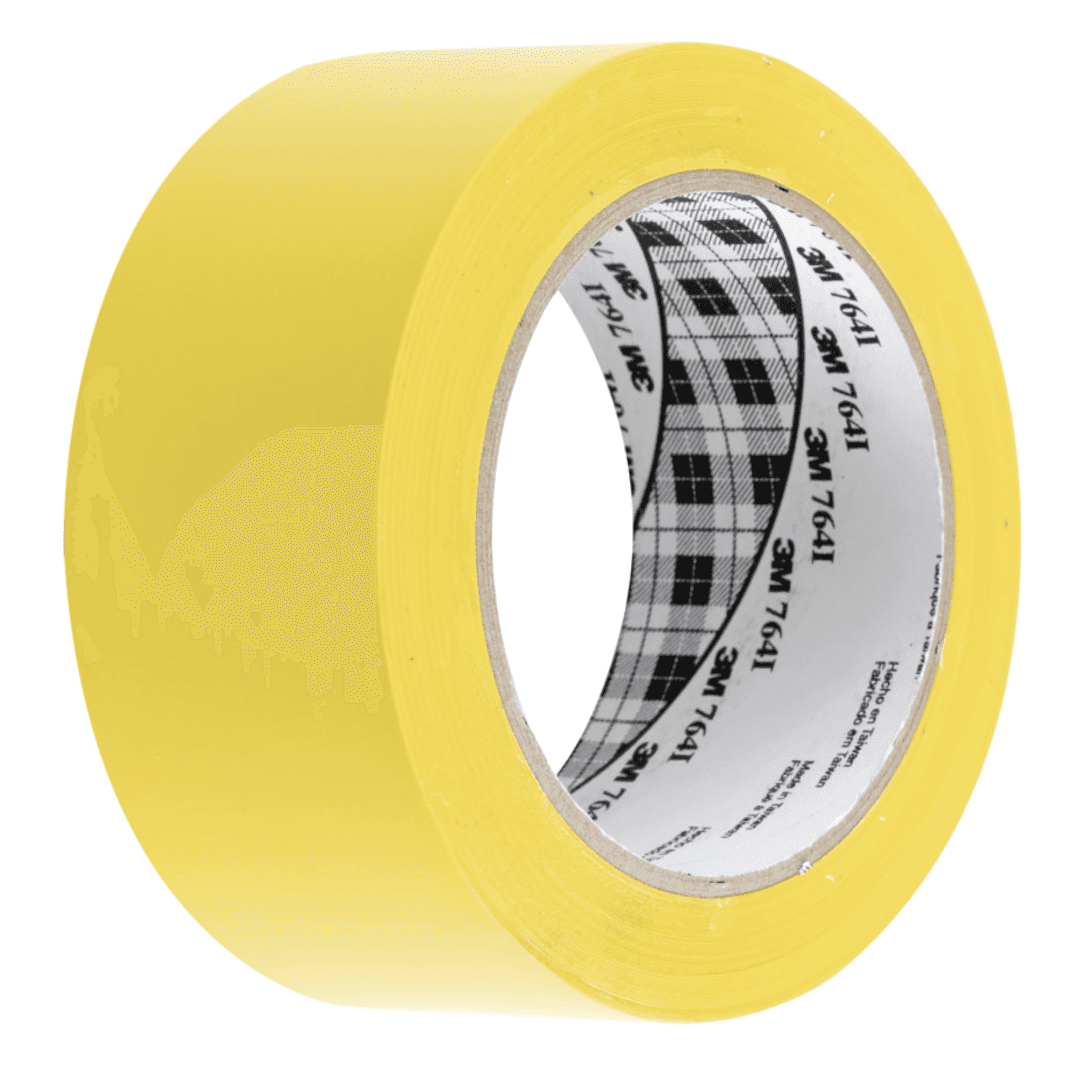 Fita Adesiva Vinil 3M Amarela 50MMx33MT