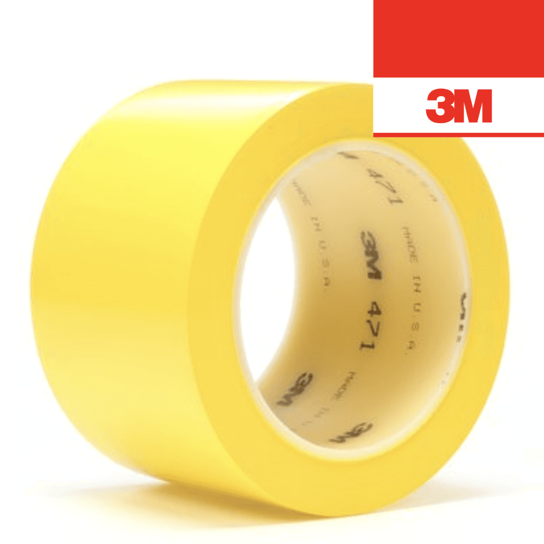 Fita Adesiva Vinil 3M Amarela 471 50MMx33MT