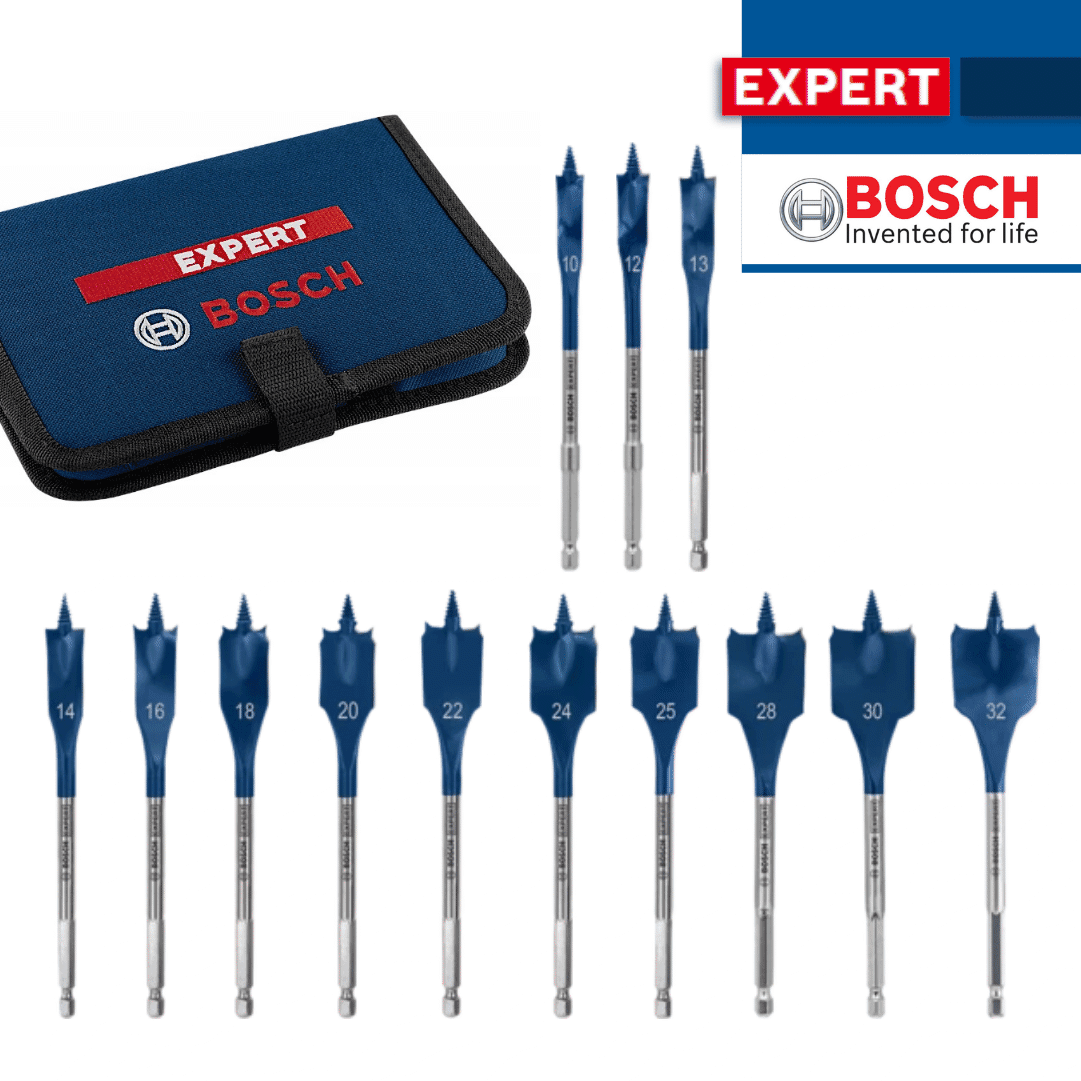 Conjunto Brocas Pua Bosch Expert p/ Madeira - 13UNI