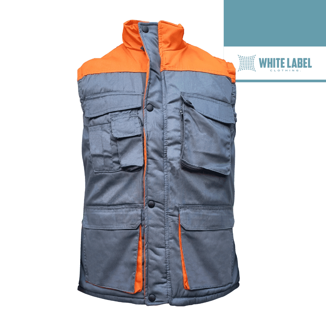Colete Thunder Cinza/Laranja