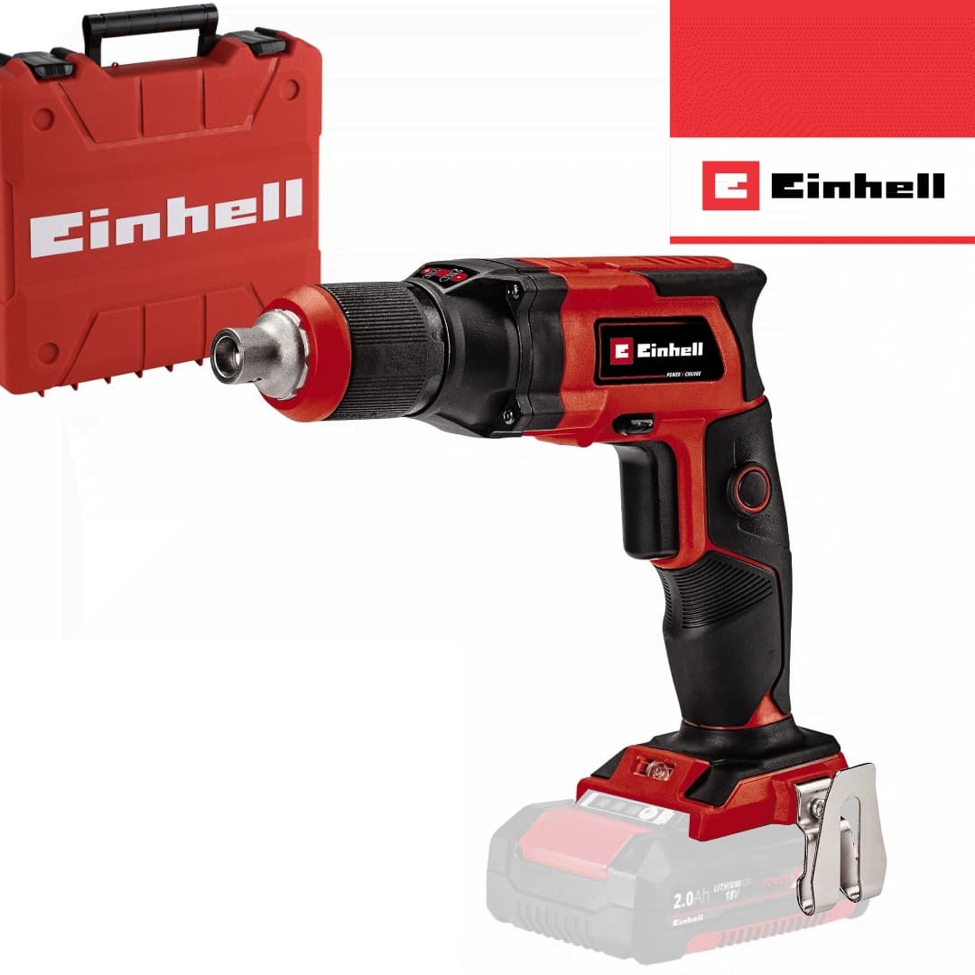 Aparafusadora Einhell p/ Gesso Cartonado TE-DY 18 Li + Mala