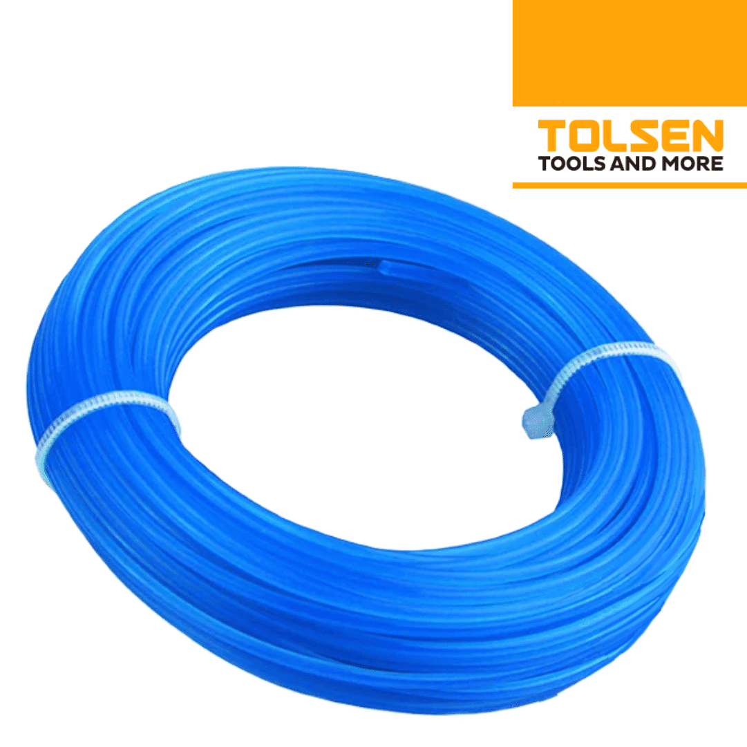 Fio Nylon Quadrado Tolsen p/ Roçadora 1.6MMX15MT