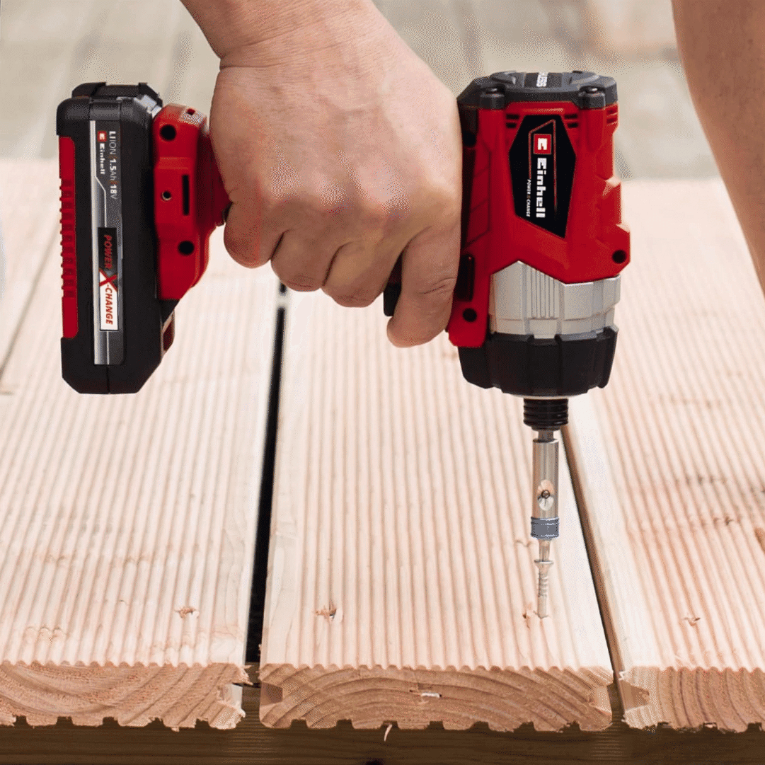 Aparafusadora Impacto Einhell TE-CI 18/1 Li-Solo + Bateria 18V 4.0Ah + Carregador