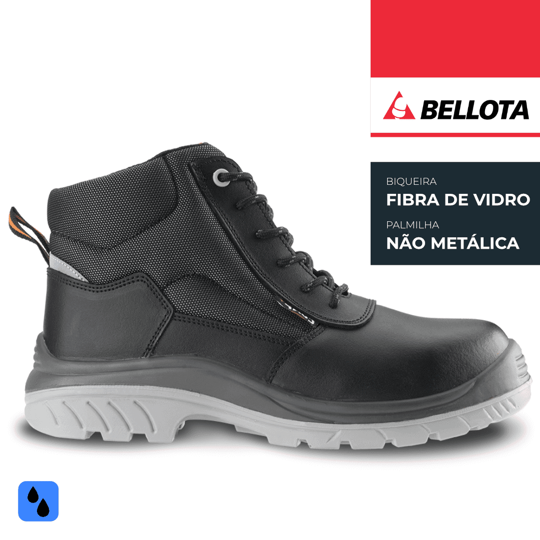 Bota Segurança Bellota Comp+ Preta