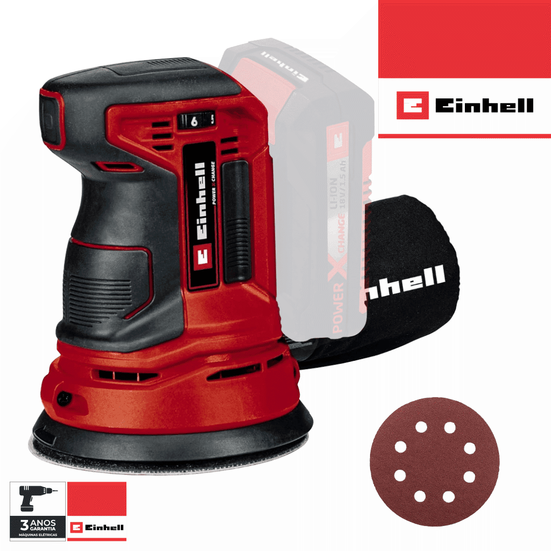 Lixadeira Rotativa Einhell TE-RS 18 Li - Solo