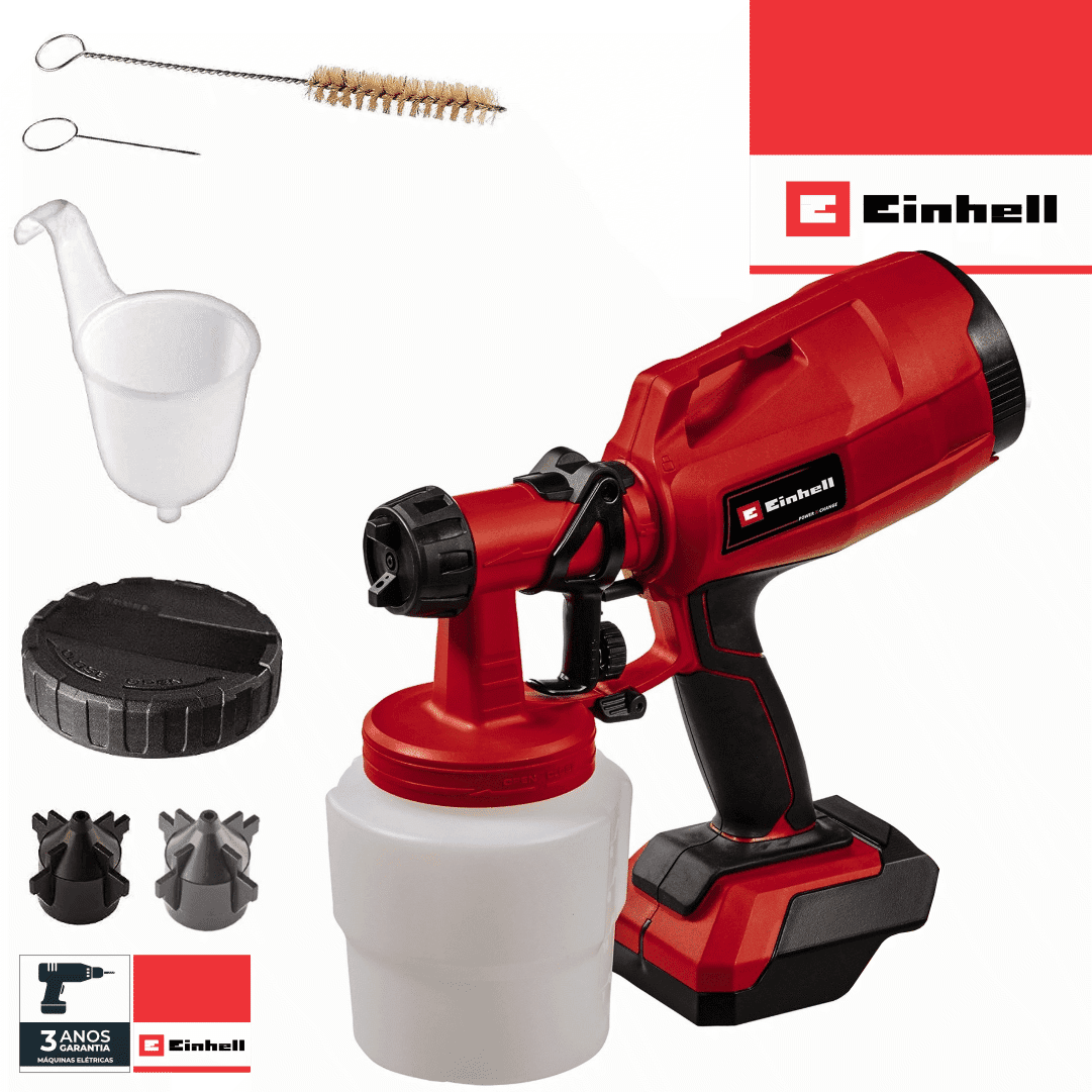 Pistola de Pintura Einhell TC-SY 18/60 Li - Solo
