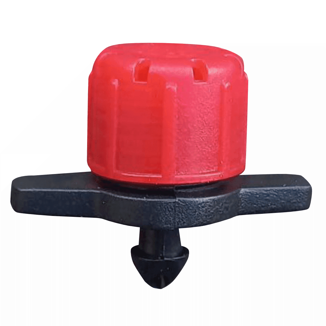 Gotejador Regulável p/ Rega Vermelho 0-70L/H