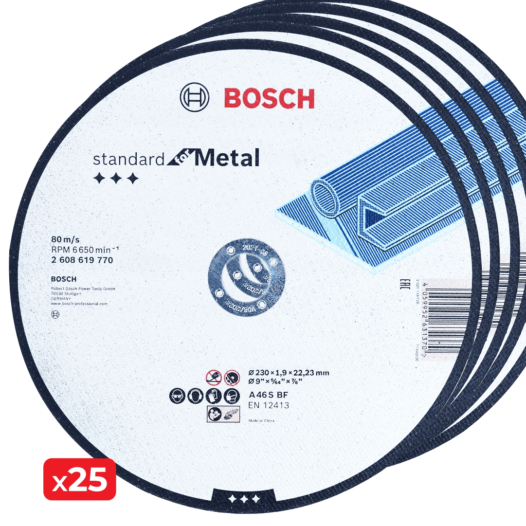 Disco Bosch Corte Standard 230MMx1.9MM - 25UNI