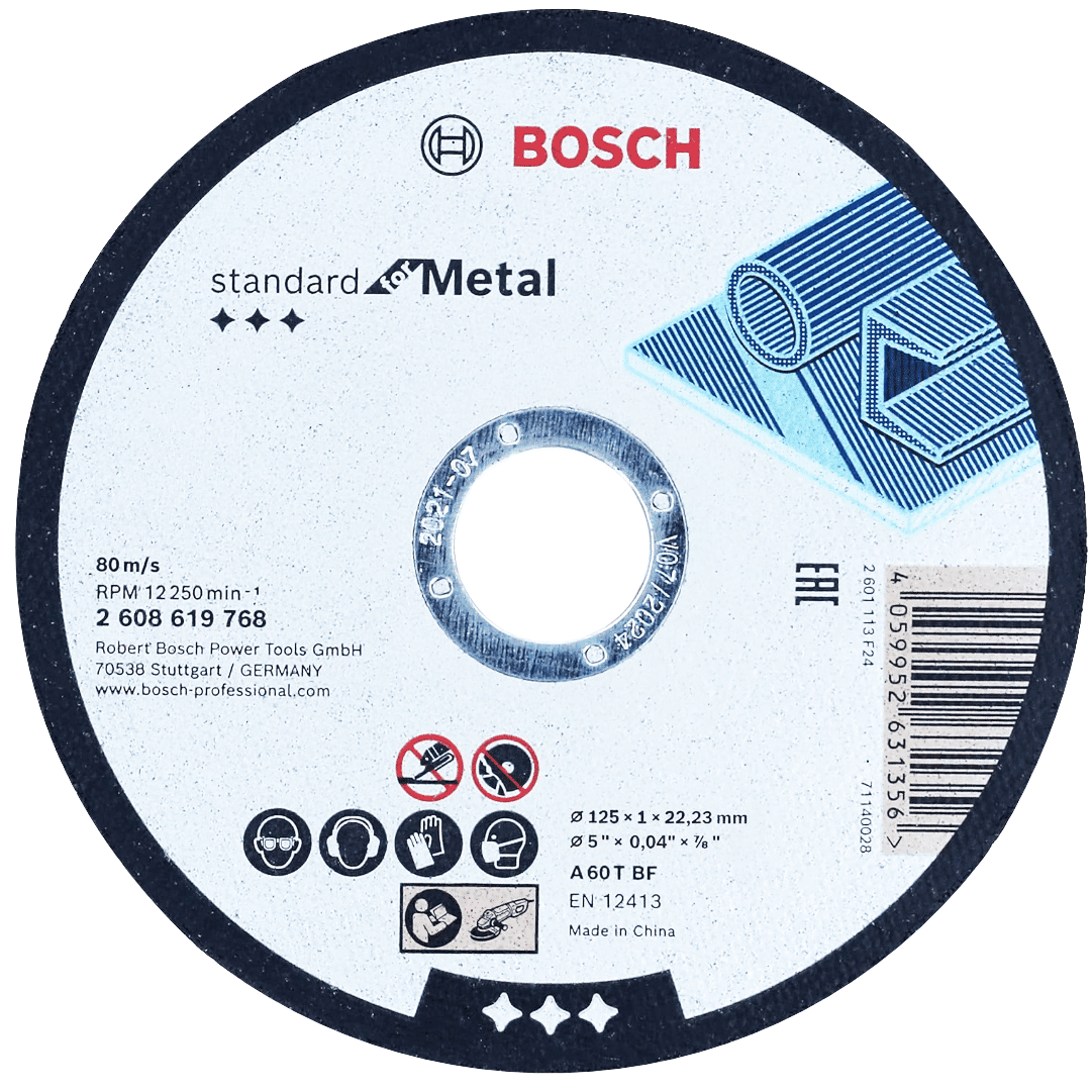 Disco Bosch Corte Standard 125MMx1MM