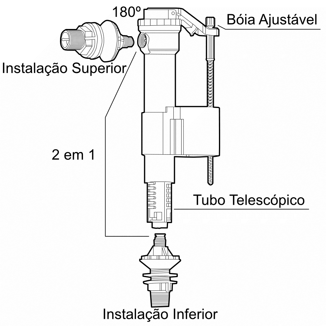 Torneira Bóia Mew